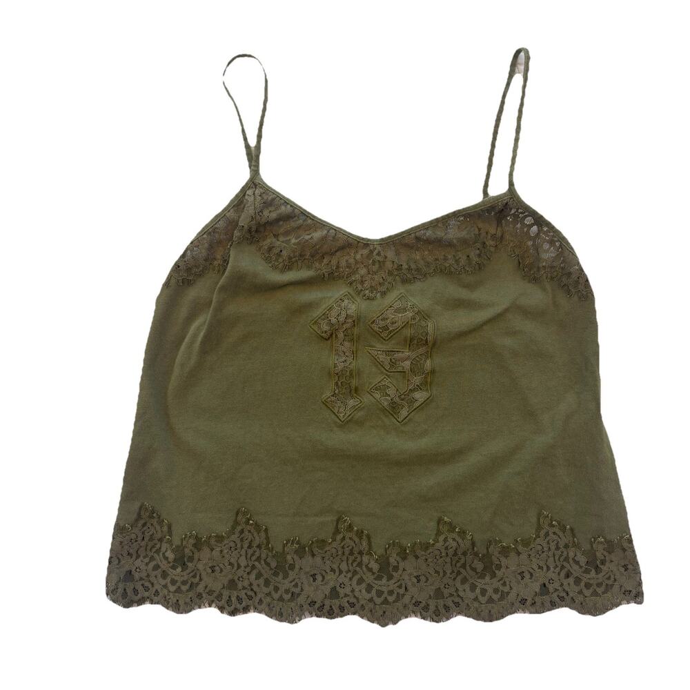 Fenty Puma 13 Green Lace Tank Top Street Wear Women’s XXS
